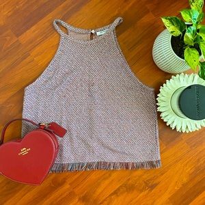 ZARA. HALTER TOP. SMALL